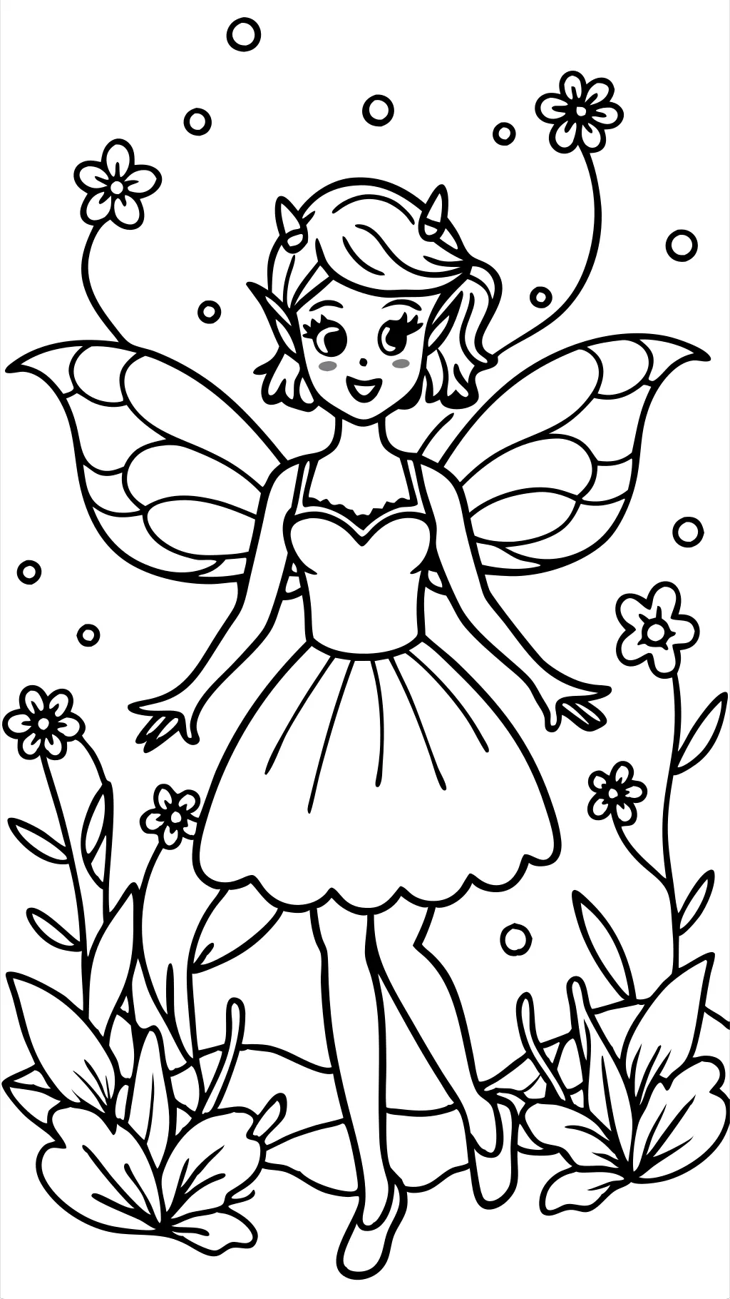 fairy coloring pages